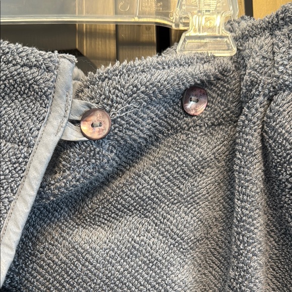 Coyuchi Air Weight™ Organic Cotton Wrap (Robe) XS/Small - French Blue EUC - Picture 5 of 6